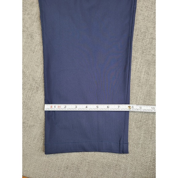 Rhone Pants Mens 38X25 Navy Commuter Classic Straight Leg Performance Golf Chino - Picture 7 of 11